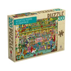 DETEKTYW PIERRE W LABIRYNCIE PUZZLE 200 ELEMENTÓW NASZA KSIĘGARNIA 7+