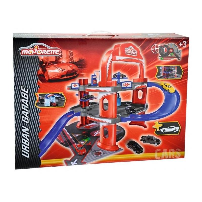 GARAŻ 3-PIĘTROWY + AUTO URBAN MAJORETTE 3+ - Simba