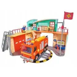 INTERAKTYWNA REMIZA STRAŻACKA STRAŻAK SAM Z FIGURKĄ STEEL'A CENTRUM AKCJI 3+