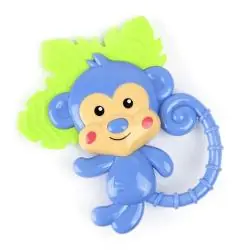 BAM BAM MAŁPKA GRZECHOTKA NIEMOWLĘCA SENSORYCZNA 3M+