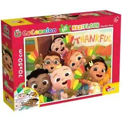 PUZZLE DWUSTRONNE PODŁOGOWE COCOMELON 60 ELEMENTÓW LISCANI 4+