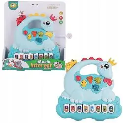 ZABAWKA MUZYCZNA PIANINKO DINUŚ ASKATO 12M+