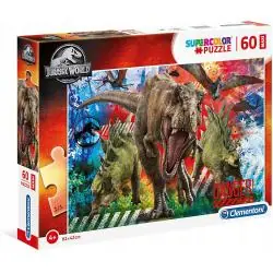 PUZZLE MAXI JURASSIC WORLD DINOZAURY 60 ELEMENTÓW CLEMENTONI 4+