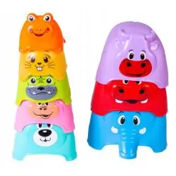 EDUKACYJNA PIRAMIDKA DLA MALUCHÓW ZWIERZĄTKA ANEK 6M+