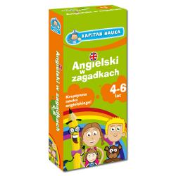 ANGIELSKI W ZAGADKACH 4-6 LAT KARTY DLA DZIECI KAPITAN NAUKA