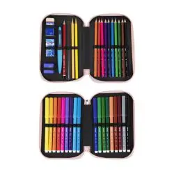 PIÓRNIK 2-POZIOMOWY Z WYPOSAŻENIEM SLOW RÓŻOWY MILAN