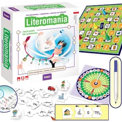 EDUKACYJNA GRA LITEROMANIA DLA DZIECI NAUKA PISANIA JAWA 4+