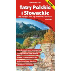 TATRY POLSKIE I SŁOWACKIE. MAPA 1:40 000