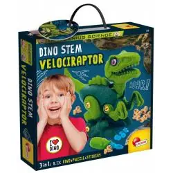 DINO STEM 3W1 VELOCIRAPTOR ZESTAW KONSTRUKCYJNY LISCIANI I’M A GENIUS 5+