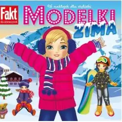ZIMA. MODELKI. KSIĄŻECZKA Z NAKLEJKAMI