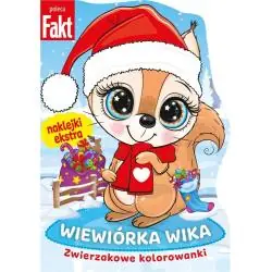 WIEWIÓRKA WIKA. ZWIERZAKOWE KOLOROWANKI Z NAKLEJKAMI