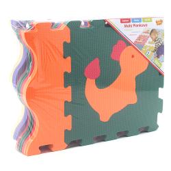 PUZZLE MATA EDUKACYJNA PIANKOWA SMOKI ANTYPOSLIZGOWA SMILY PLAY 10M+