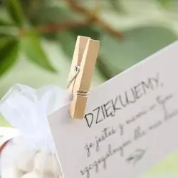 KLAMERKI MAŁE DREWNIANE 20 SZTUK DO DEKORACJI I PRACY RĘKODZIELNICZEJ