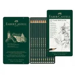 ZESTAW OŁÓWKÓW DO SZKICOWANIA FABER-CASTELL 12 SZTUK