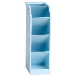 PRZYBORNIK PIONOWY NA BIURKO NIEBIESKI ORGANIZER