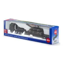 CIĘŻARÓWKA TRANSPORTOWA Z CZOŁGIEM ZABAWKA KOLEKCJONERSKA SIKU 3+