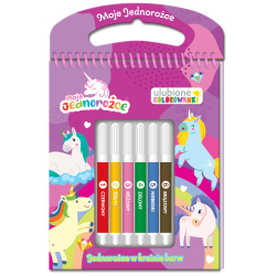 MOJE JEDNOROŻCE. JEDNOROŻCE W KRAINIE BARW. ULUBIONE KOLOROWANKI