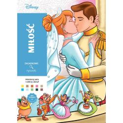 DISNEY. ZAGADKOWE RYSUNKI. MIŁOŚĆ. KOLOROWANKA ANTYSTRESOWA