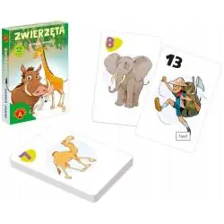 KARTY PIOTRUŚ ZWIERZĘTA GRA KARCIANA 4+