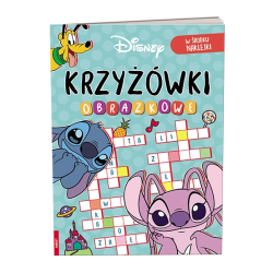 DISNEY. KRZYŻÓWKI OBRAZKOWE Z NAKLEJKAMI