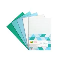 ARKUSZE PIANKOWE HAPPY COLOR ICE FLASH ZESTAW 5 KOLORÓW A4
