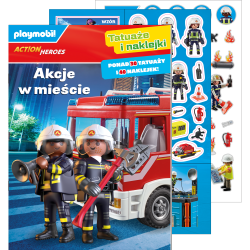 PLAYMOBIL ACTION HEROES. AKCJE W MIEŚCIE. TATUAŻE I NAKLEJKI