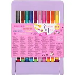 FLAMASTRY MAGICZNE TOP MODEL ZESTAW 10 DWUSTRONNYCH PISAKÓW DEPESCHE