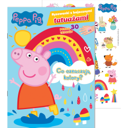 ŚWINKA PEPPA. CO OZNACZAJĄ KOLORY? RYSOWANKI Z BAJECZNYMI TATUAŻAMI