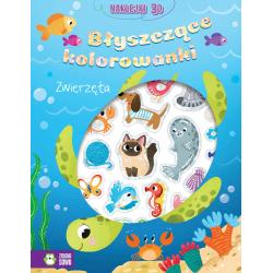 ZWIERZĘTA. BŁYSZCZĄCE KOLOROWANKI