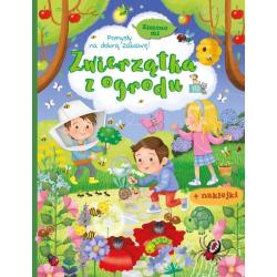 ZWIERZĄTKA Z OGRODU. ZIELONO MI. KSIĄŻECZKA Z NAKLEJKAMI