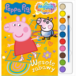 ŚWINKA PEPPA. WESOŁE ZABAWY. MALUJĘ, BO LUBIĘ