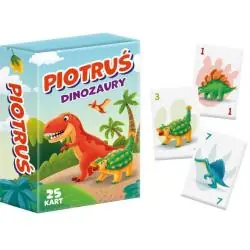 MINI GRA DLA DZIECI PIOTRUŚ DINOZAURY MEMORY CARDS KANGUR 4+