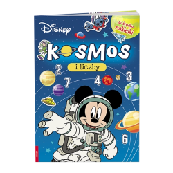 DISNEY. KOSMOS I LICZBY. KSIĄŻECZKA Z NAKLEJKAMI