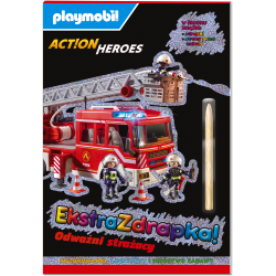 ODWAŻNI STRAŻACY. PLAYMOBIL ACTION HEROES. EKSTRAZDRAPKA