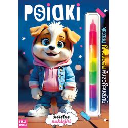 PSIAKI. GIGANTYCZNY NEONOWY MAZAK