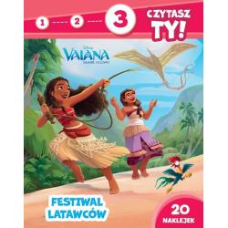 DISNEY VAIANA. FESTIWAL LATAWCÓW. SKARB OCEANU. POZIOM 3. 1 2 3 CZYTASZ TY!