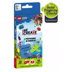 LEGO RECREATE. KARTY WYZWAŃ. PRZYGODA W MIEŚCIE 6+