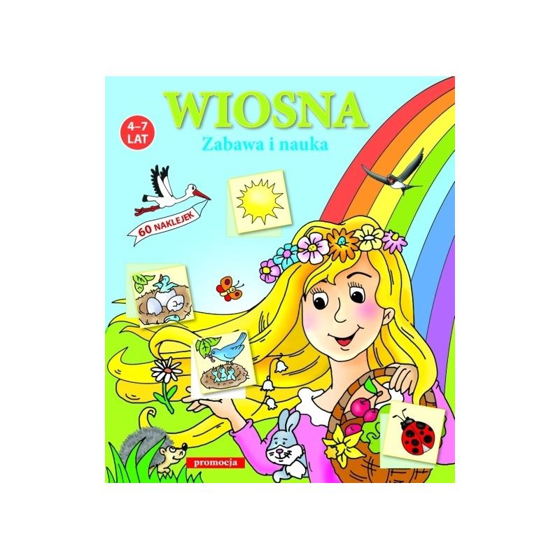 WIOSNA. NAKLEJANKI 4-7 LAT