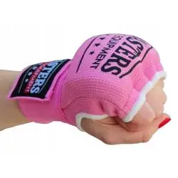 BANDAŻE BOKSERSKIE ŻELOWE RÓŻOWE ROZMIAR M