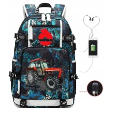 PLECAK TRAKTOR URSUS A4 Z DWOMA PRZEGRODAMI GNIAZDEM USB WODOODPORNY