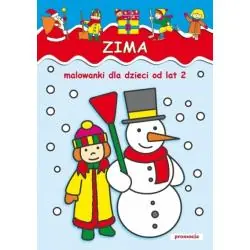ZIMA. MALOWANKI DLA DZIECI OD LAT 2