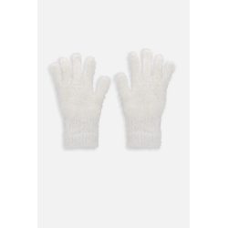 RĘKAWICZKI DZIEWCZĘCE BIAŁE Z PUSZKIEM 10-11 LAT COCCODRILLO