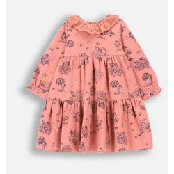 SUKIENKA W KWIATKI RÓŻOWA ROZKLOSZOWANA 68CM COCCODRILLO