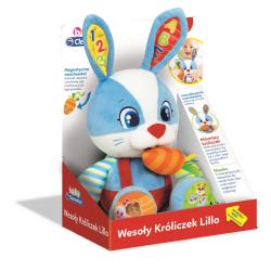 INTERAKTYWNY KRÓLICZEK LILLO CLEMENTONI NAUKA LITER I CYFR 10M+