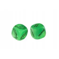 KOŚCI MIŁOŚCI ŚWIECĄCE W CIEMNOŚCI ZIELONE GRA DLA PAR 18+