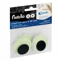 OCZKA SAMOPRZYLEPNE FLUO 40MM 4 SZTUKI FIORELLO