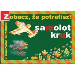 ZOBACZ, ŻE POTRAFISZ! SAMOLOT, KRUK. 2 KOLOROWE SKŁADANKI