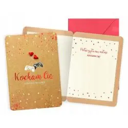 KARTKA WALENTYNKOWA GAMEPAD KOCHAM CIĘ ZGRANA PARA