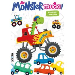 ALE MONSTER TRUCKI! KOLORUJĘ I NAKLEJAM