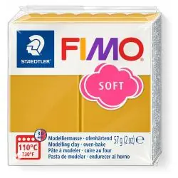 MASA MODELARSKA TERMOOTWARDZALNA FIMO SOFT 57 G T10 MANGO KARMEL